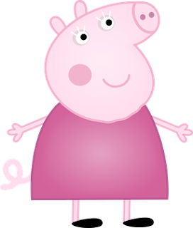 Peppa Pig and her Family Clipart 