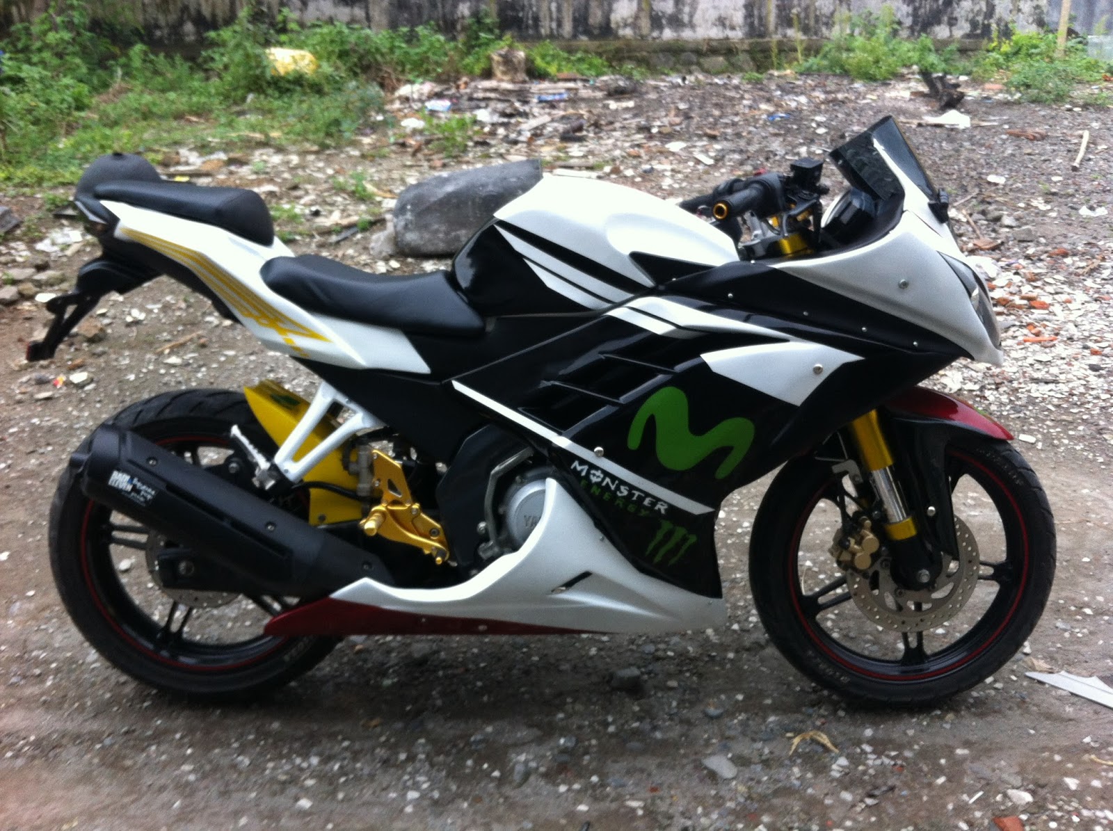 vixion modif ninja 250  tahun ini