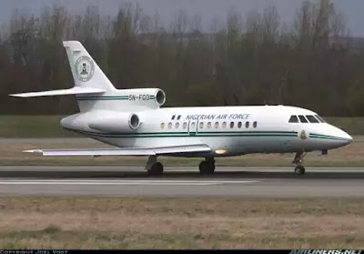 Buhari’s Presidential Jet Departs UK Airport