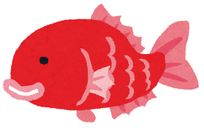 無料イラスト かわいいフリー素材集 鯛のキャラクター 魚