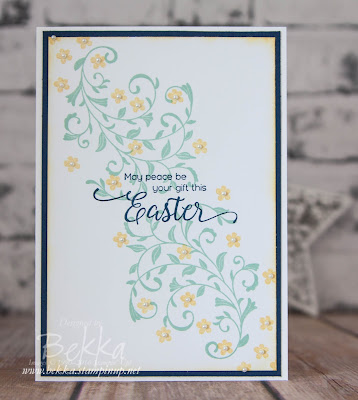 Pretty Floral Easter Card featuring products from Stampin' Up! UK