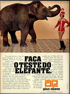 piso Eliane; lajotas; anos 70.  Reclame 1976.  década de 70. os anos 70; propaganda na década de 70; Brazil in the 70s, história anos 70; Oswaldo Hernandez;