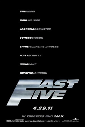 fast five film poster. Fast Five Movie Poster