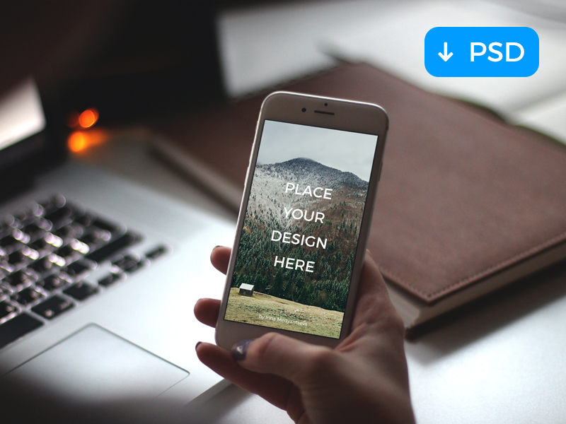 Download Free Photographic iPhone 6 Mockup - Exclusive Mobile App ...