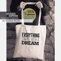 OceanSeven_Shopping Bag_Tas Belanja__Inspirational Quotes_Be Positive 12 CR