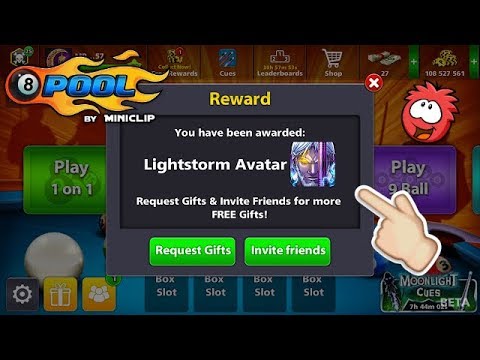 8 Ball Pool Free Lightstorm Avatars