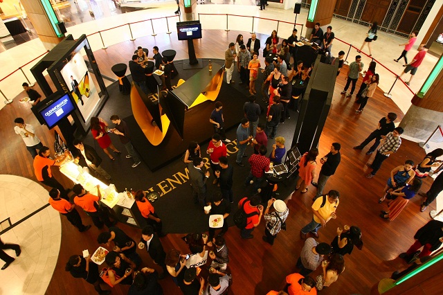 Glenmorangie's SOUNDFORM Fluid Bar Showcase