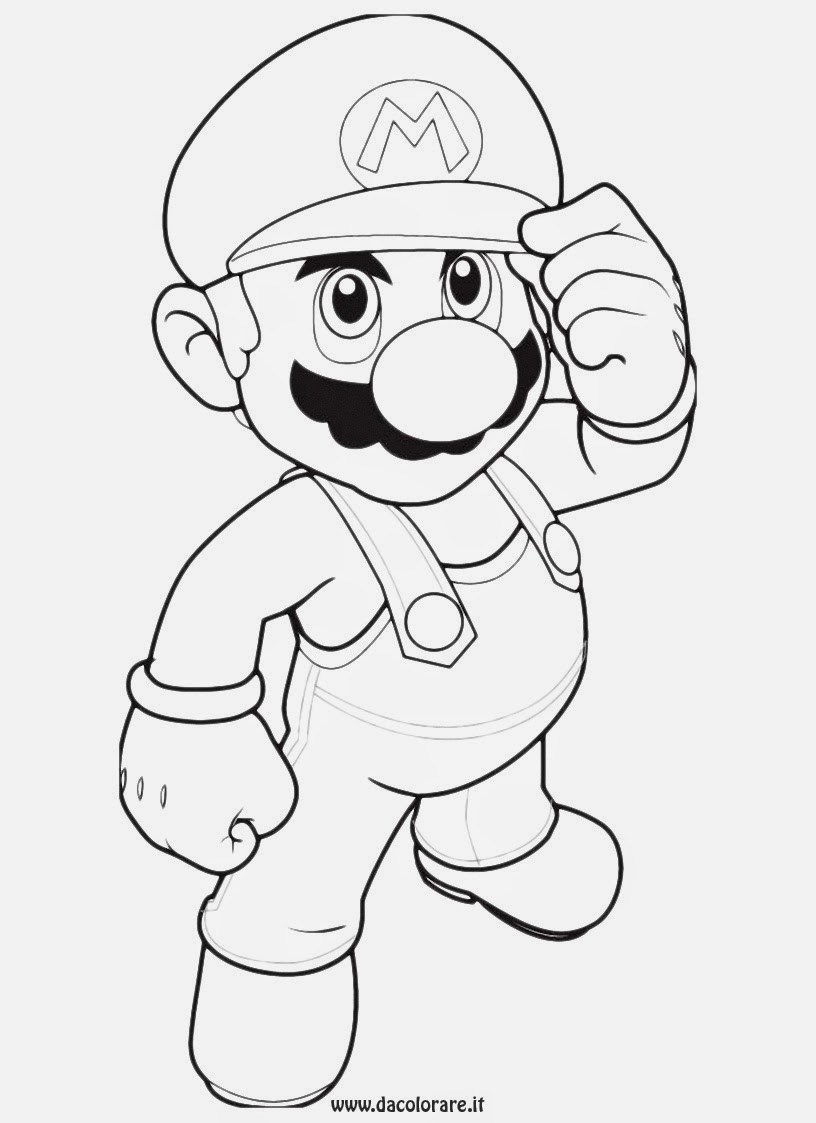 Disegni Da Colorare Di Super Mario