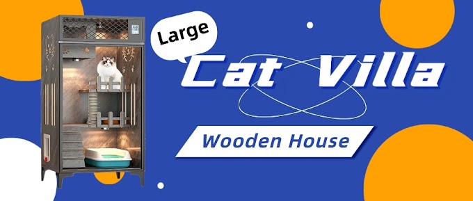 Wooden Large Cat Villa - A Luxurious Haven for Your Feline Friend