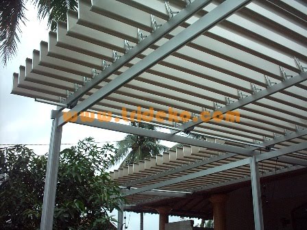  Atap Buka Tutup atap carport atap aluminium atap canopy 