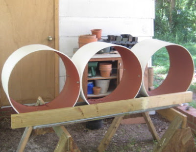 Nest boxes assembled & ready to paint.