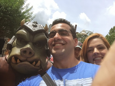 guarda gamorreano no evento star wars weekends no hollywood studios