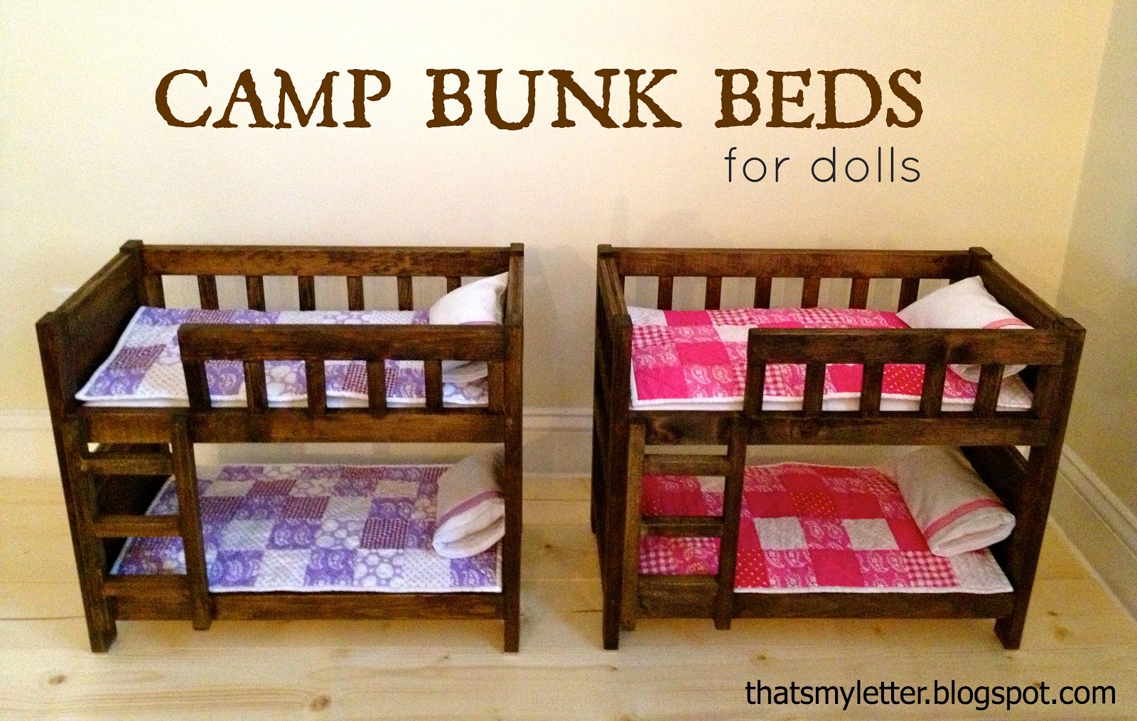 blueprints for bunk beds