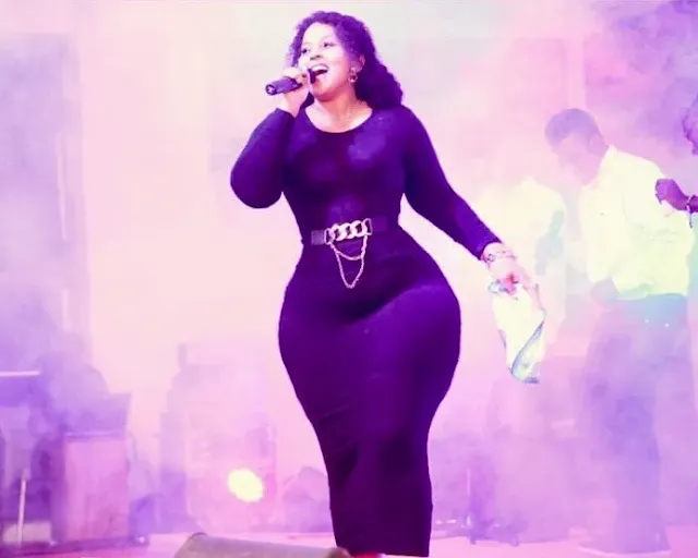 Trending Tanzania Gospel Artist Pinela Justine photos. Photos of big booty Pinela Justine