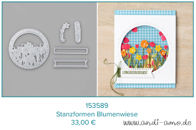 Stampin Up Stanzformen Blumenwiese