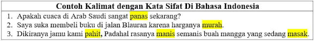 50 Contoh Kalimat dengan Kata Sifat di Bahasa Indonesia