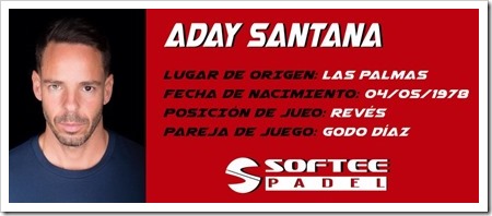 Aday Santana & Softee Padel juntos para las tres próximas temporadas.