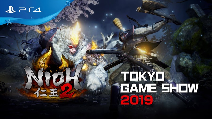 nioh 2 gameplay demo footage ps4 tokyo game show 2019 new boss fight