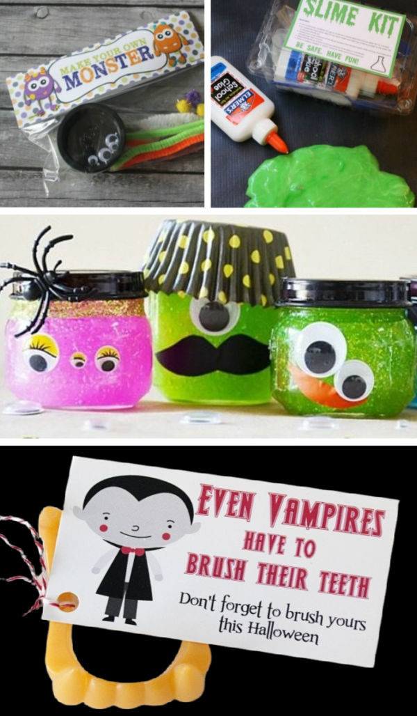 30+ Halloween treats and favors for kids that AREN'T CANDY! #halloweenpartyideas #halloweenpartyfavors #noncandyhalloweentreats #growingajeweledrose #kidshalloweenparty