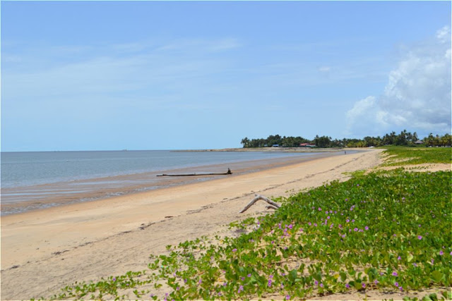 Guyane, Kourou, plage, roches