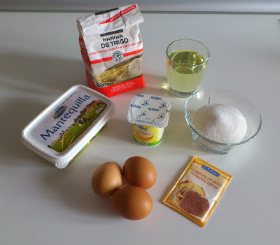 Ingredientes bizcocho de yogur