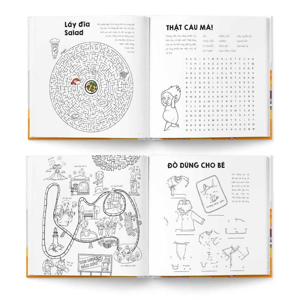 [A116] Sách tô màu cho Bà Bầu - Quà tặng ý nghĩa nhất