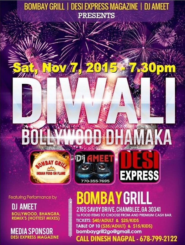 Diwali Bollywood Dhamaka 2015