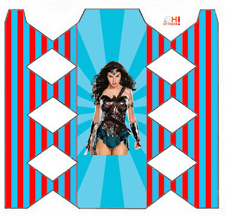Wonder Woman Movie Free Printable Boxes. 