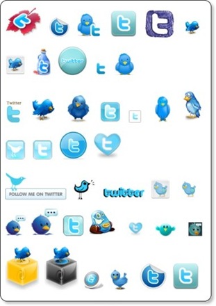 mas de 50 iconos para Twitter - Wikital