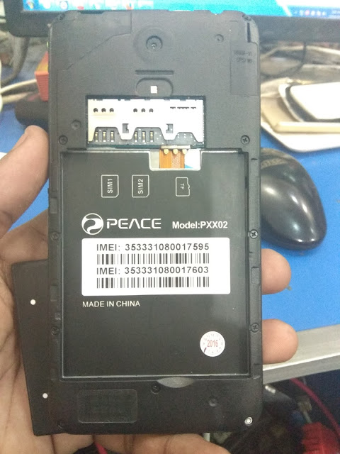 PEACE PXX02 FLASH FILE FIRMWARE MT6580 5.1 100% TESTED