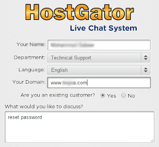 hostgator live chat