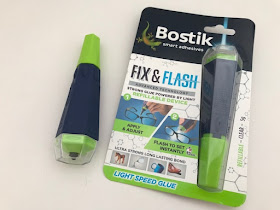 Bostik Fix & Flash glue in packaging