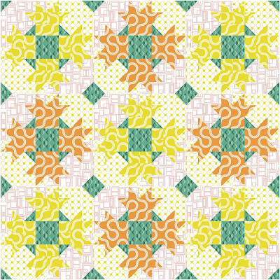 dazzle quilt baby quilt good vibes fabric