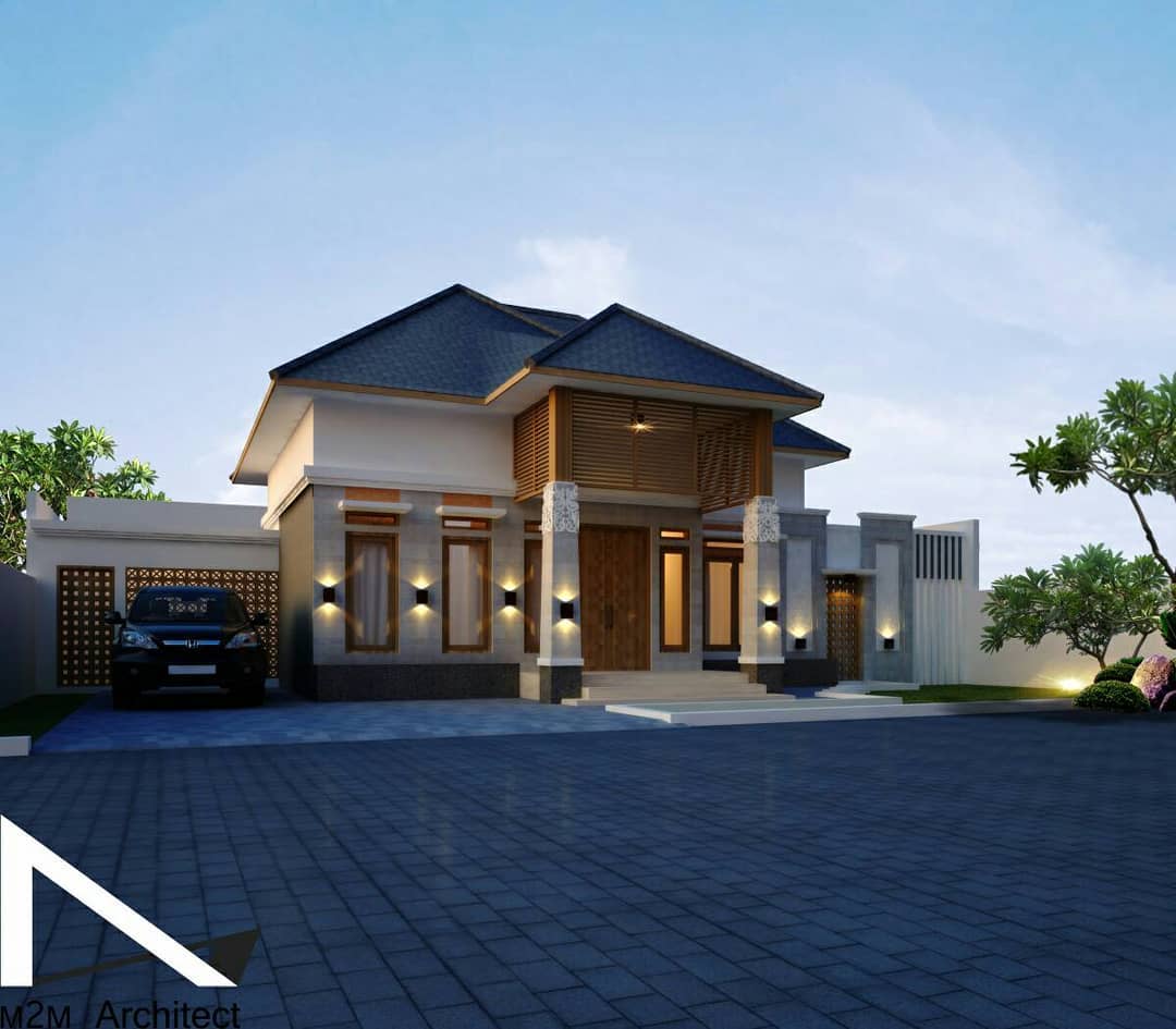 Kumpulan Desain Rumah Mewah 1 Lantai Cocok Untuk Keluarga Besar Homeshabbycom Design Home Plans