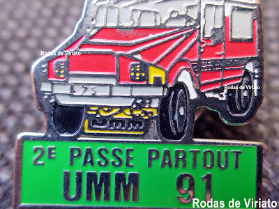 Rodas de Viriato: Pin com UMM - 2e Passe Partout UMM 91