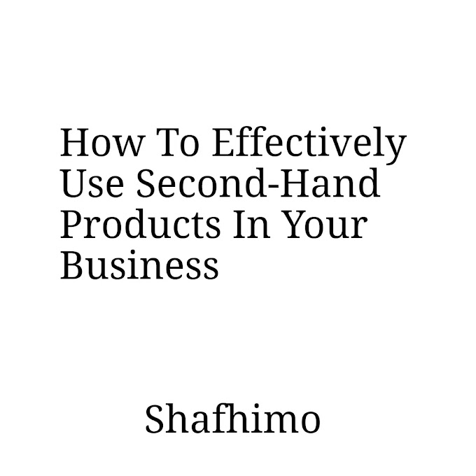 How To Effectively Use Second-Hand Products In Your Business