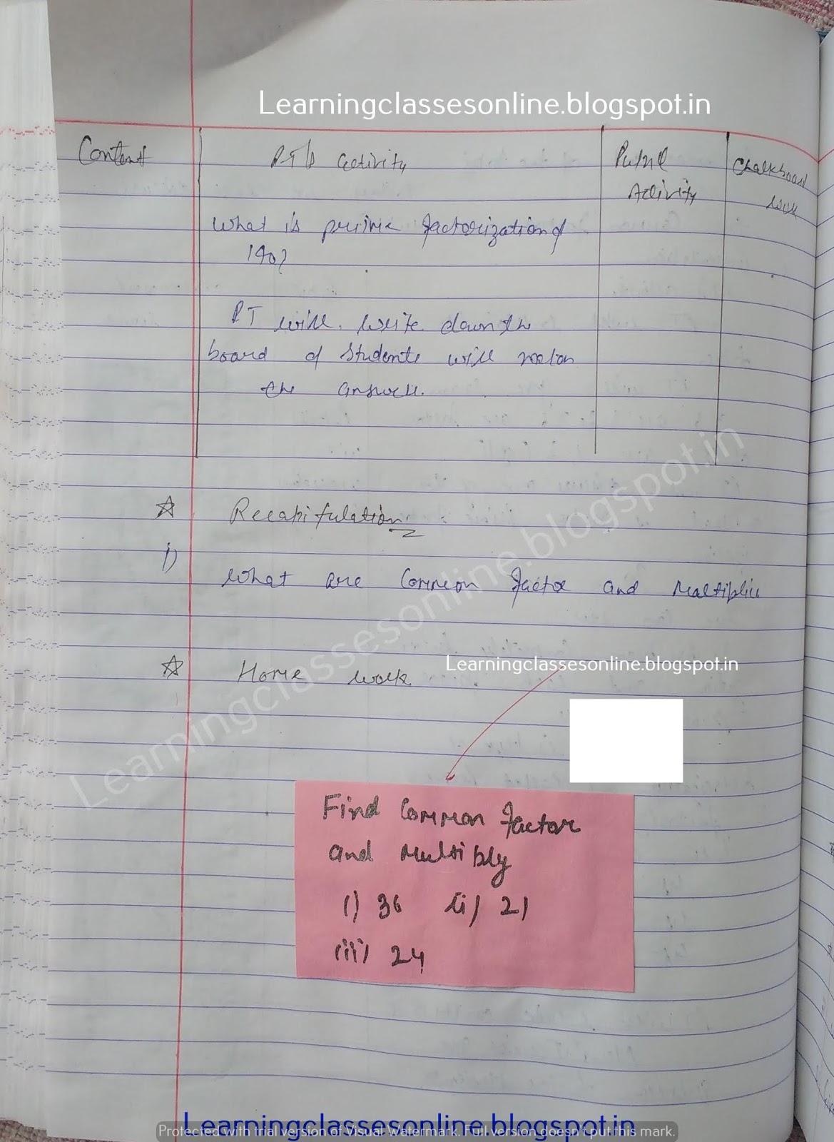 Lesson Plan For Maths Class 9 Pdf