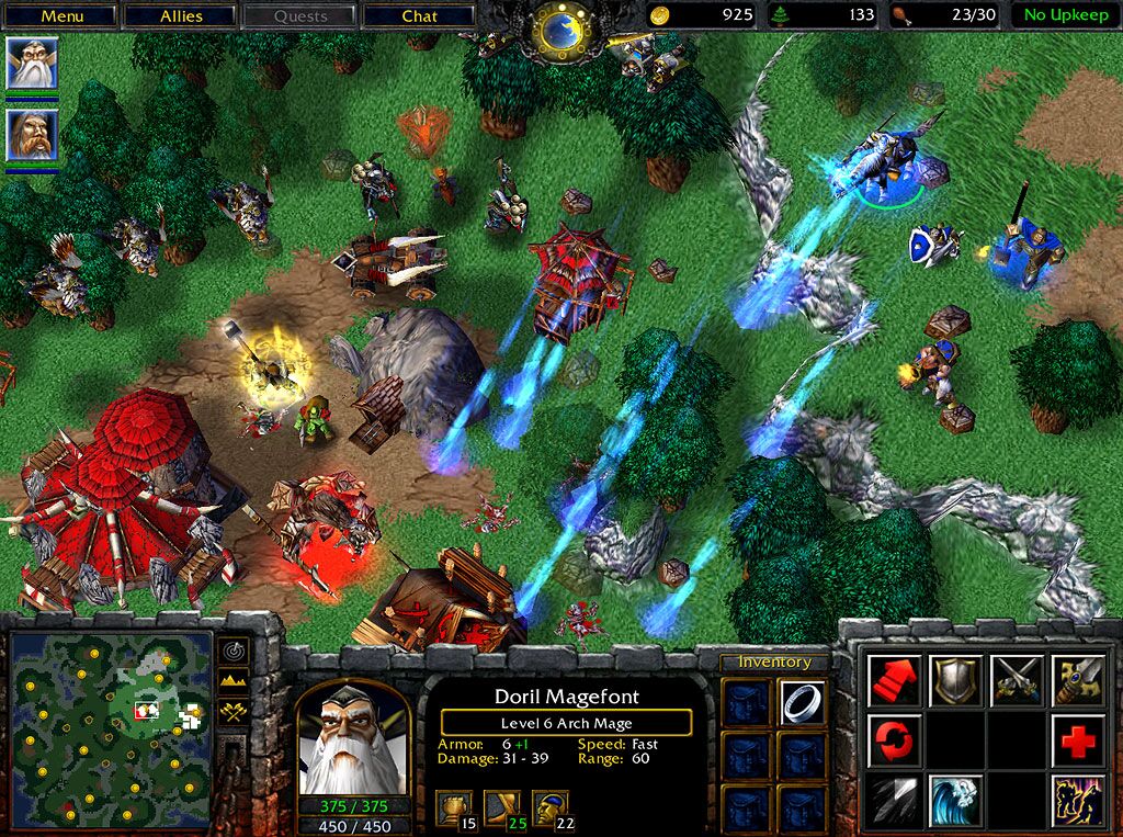 Landinote: Warcraft III + Expansión Reign of Chaos +The 