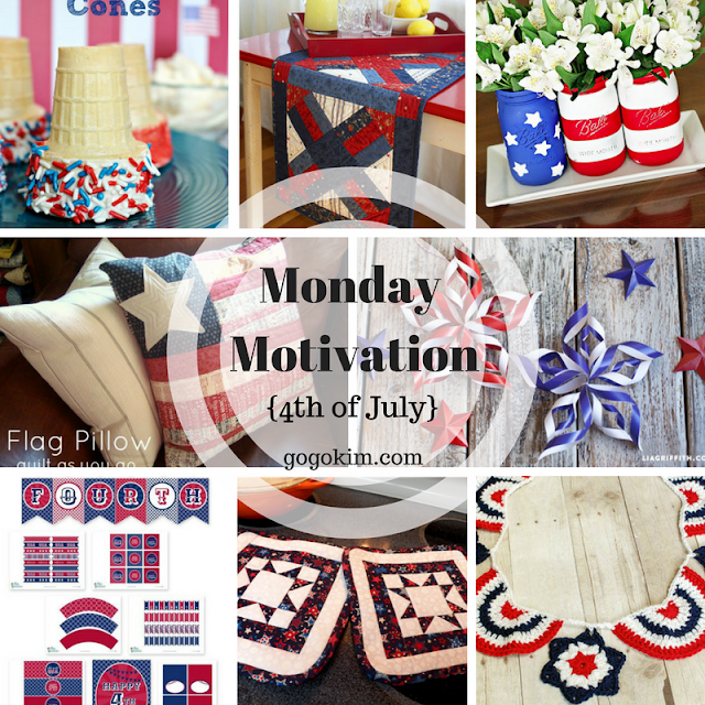 Monday Motivation {4th of July free pattern links}