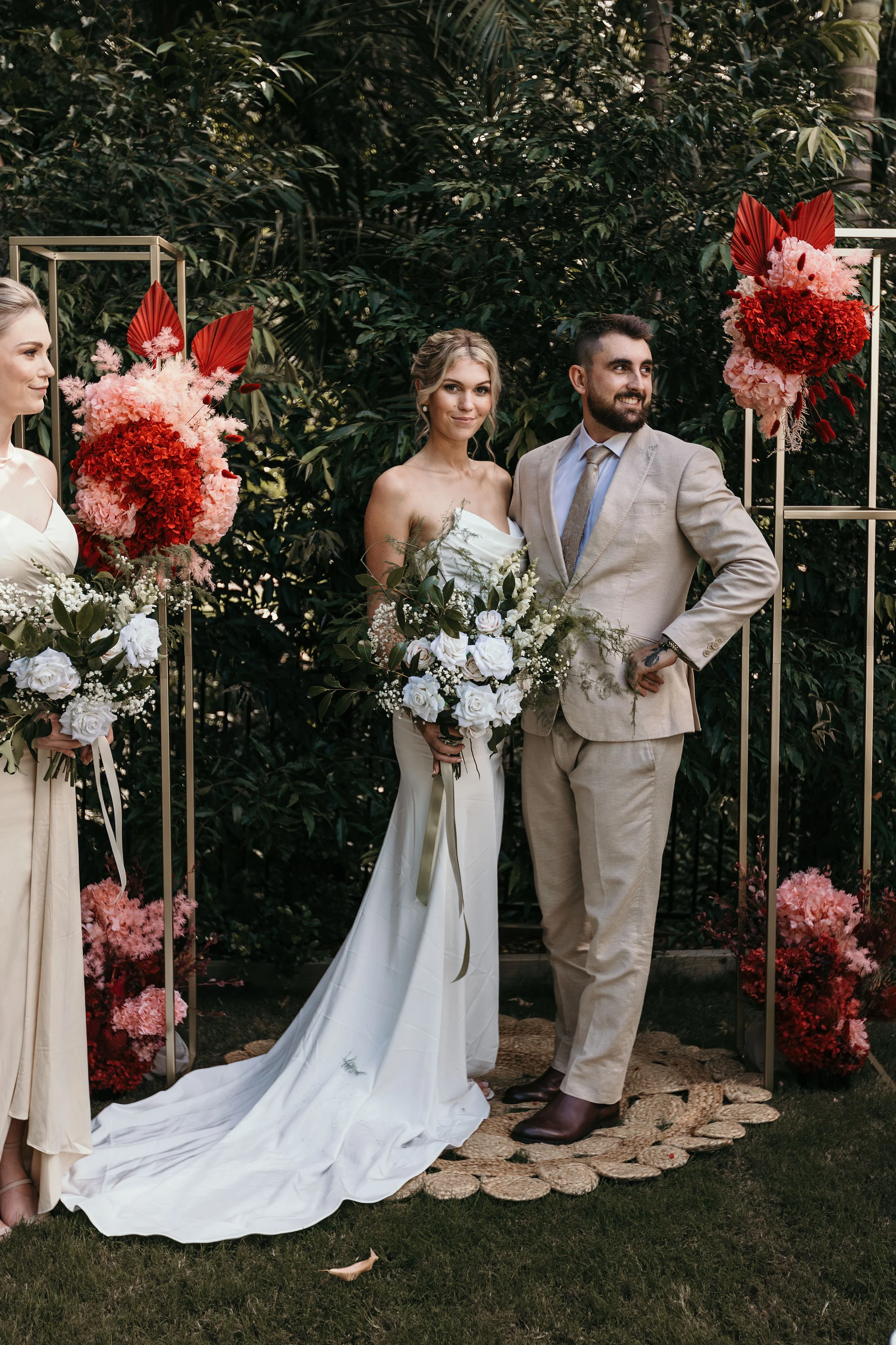 brisbane valentines day themed wedding shoot images by october falls photography