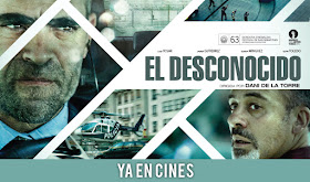 Cartel de la película El desconocido (2015) con Luis Tosar y Javier Gutiérrez