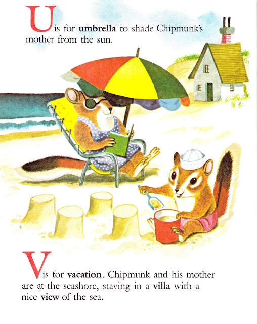 "Richard Scarry's Chipmunk's ABC" by Roberta Miller, illustrated by Richard Scarry (1963)