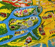 . Excursions ride at Cedar Point, so I dug out my old 1966 brochure. (lagoon map)