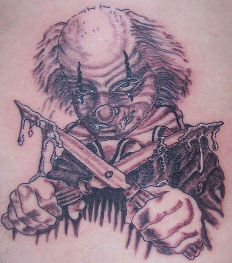 evil tattoos. Evil+clowns+tattoos