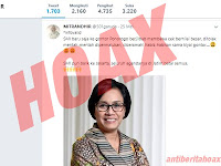 Hoax, Sri Mulyani Ditolak Kedatangannya Ke Gontor dengan Membawa Cek Bernilai Besar