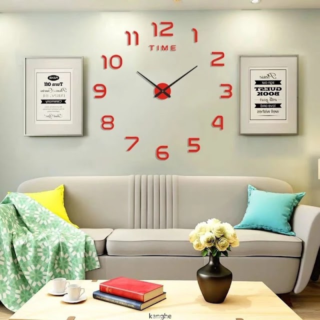 Modern Design Large 3D Wall Clock Buy on Amazon & Aliexpress