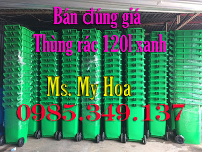 Thùng rác công cộng 120 lít