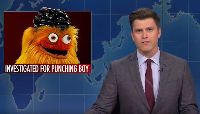 Gritty mocked on SNL Weekend Update 1/25/2020