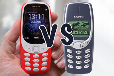 perbedaan nokia 3310 lama dengan nokia 3310 reborn baru