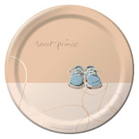 Sweet Prince Baby Shower Plate